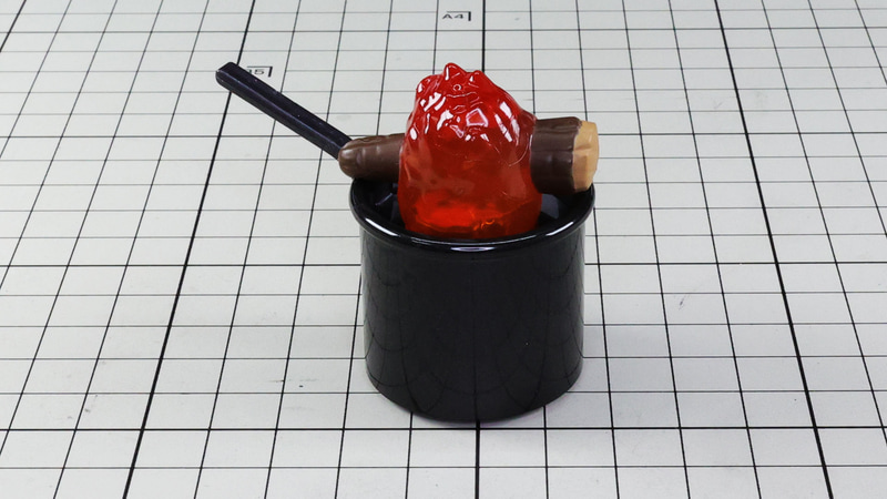 後：カルシファーはクリアー素材でできています