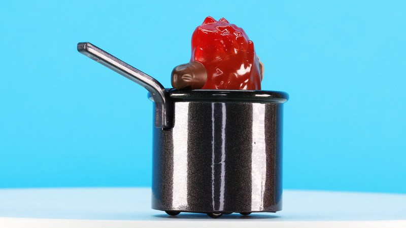 鉄鍋の持ち手の雰囲気がいいんです