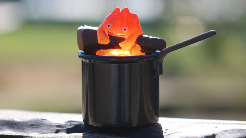 まさに燃えている感じがします