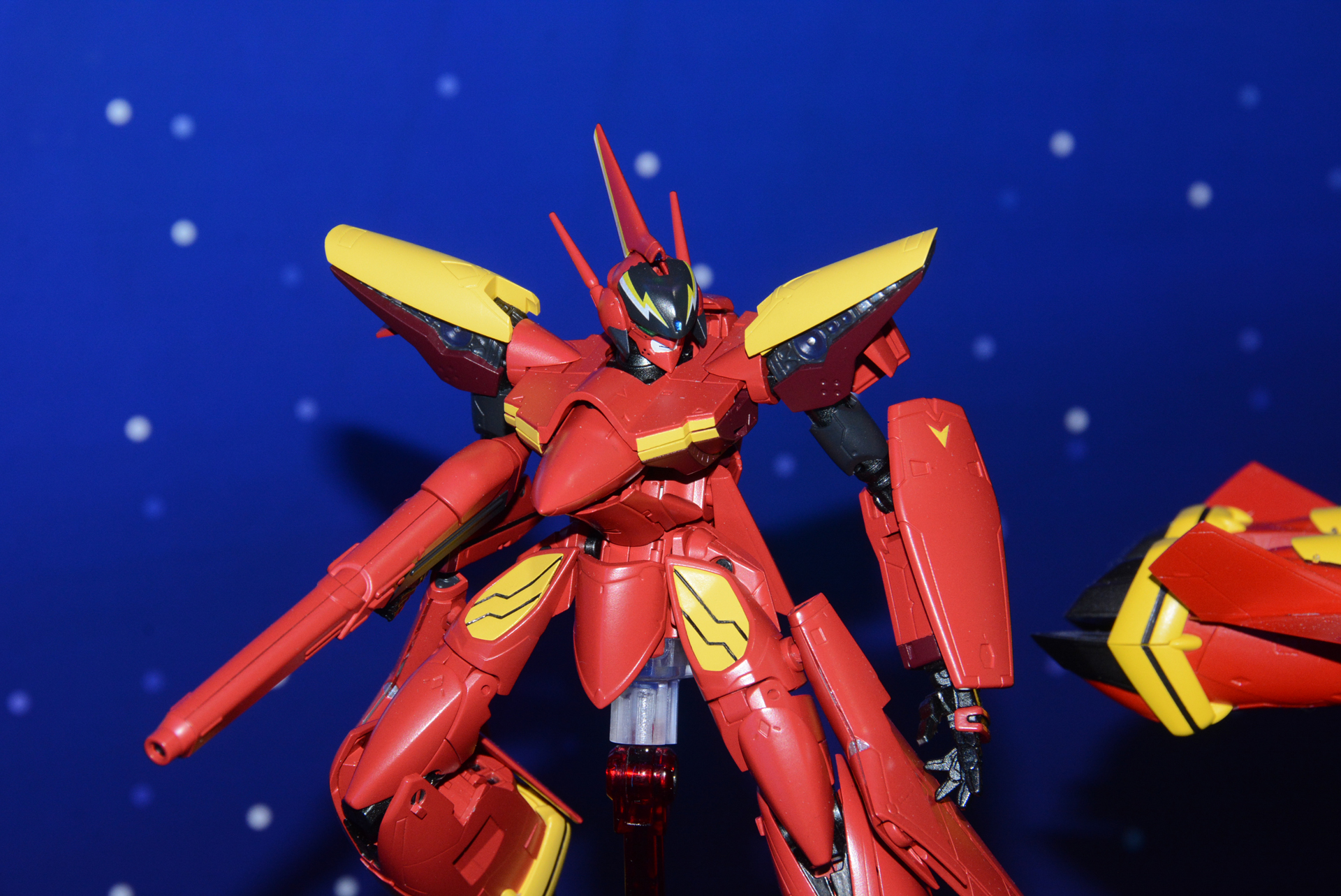 バトロイド形態。ディテール表現ばどもしっかりしている