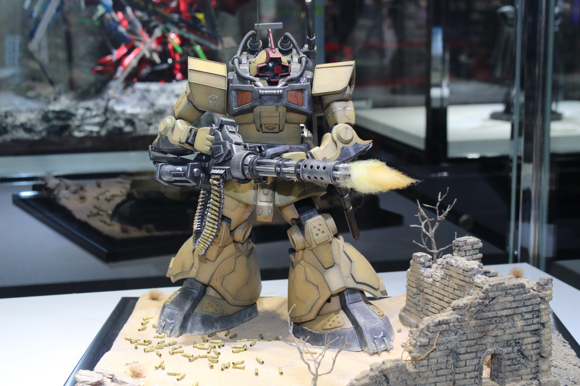 タイトル：孤闘 ～激戦の先にあるもの～／制作者：ねこねこ／使用キット：MG 1/100 ドム