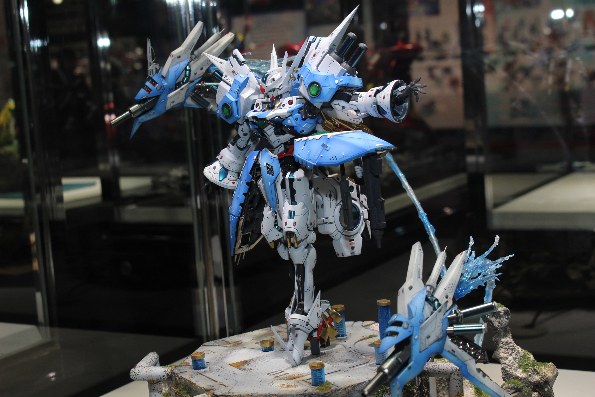 タイトル：女王の試練／制作者：ハス寝る／使用キット：HG 1/144 ガンダムエアリアル他