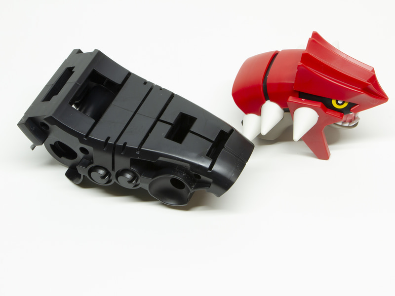 頭と比べると巨大な胴体