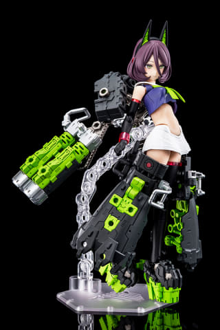 美少女プラモデル完成品 バイクと合体してケンタウロス型に！童友社より美少女プラモデル