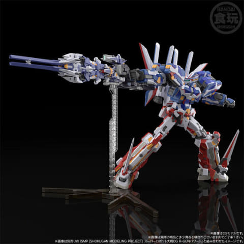 SMP バンプレイオス R-GUNパワード プラモデル 設定画のプロポーションそのままに初立体化！『スパロボOG』大