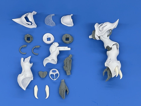 ウェーブ、レジンキット「サーバイン」再販に合わせ開発ブログでテスト