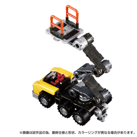 ダイアクロン」より隊員のフィギュア&リフトマシンセットと