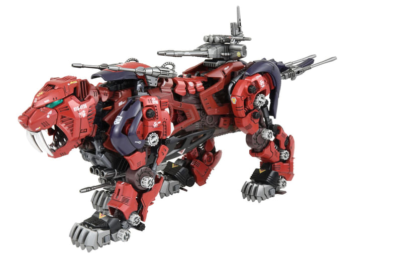 歩行アクションに連動して目とゾイドコアが発光