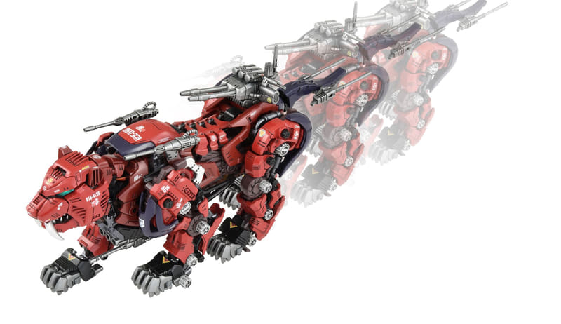 モーター駆動によりリアルに歩行