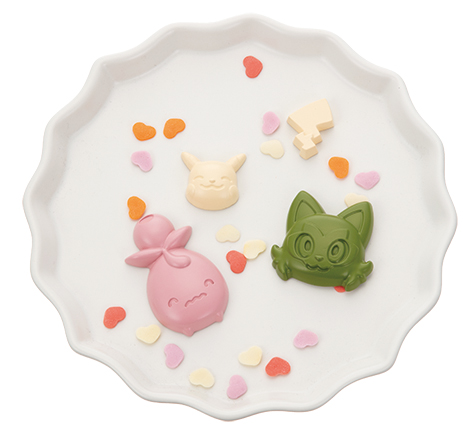 ポケモンのキャラチョコやモンスターボール型チョコが作れる