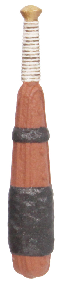 バット型の道具「クラブ」がセットで付属されており、映画の世界観をミニチュアサイズで体感できる