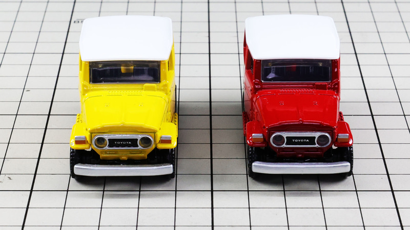 フロント：ジープタイプを祖に持ち、そのイメージが残るヨンマルのフロントを見事に再現しています