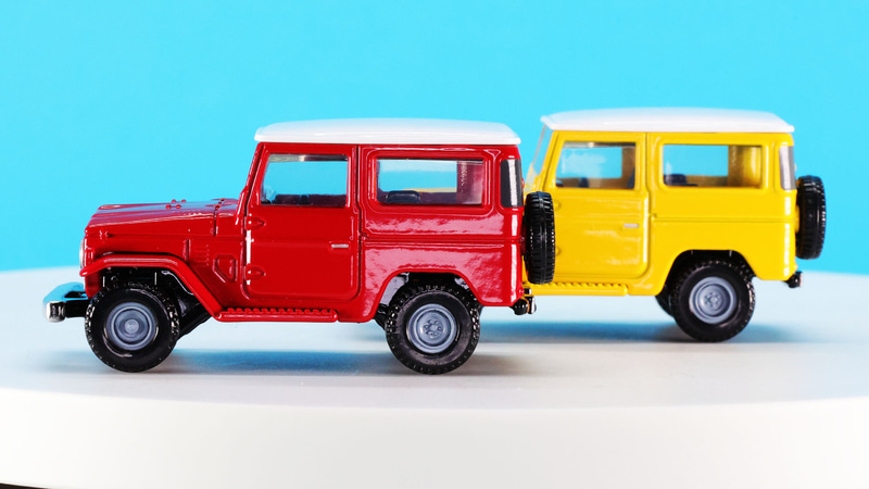 山の中に入って悪路走行開始！