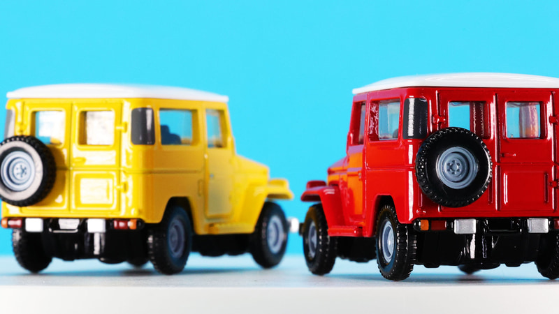 ランクルならどんな道でも走れるよ！