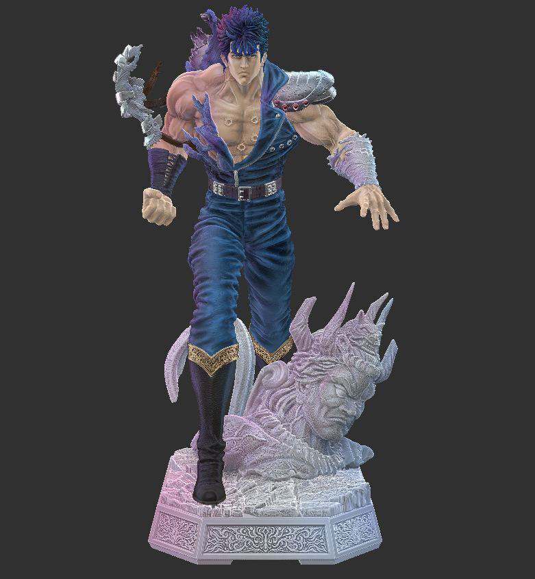 ベアポケット作：ケンシロウ立像