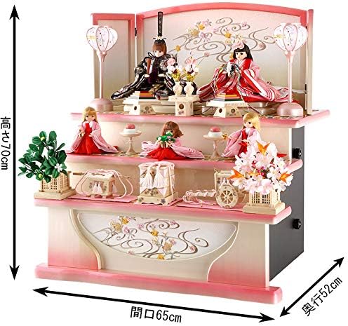 リカちゃんファミリー☆親王 三人官女☆五人飾り☆雛人形 お雛様