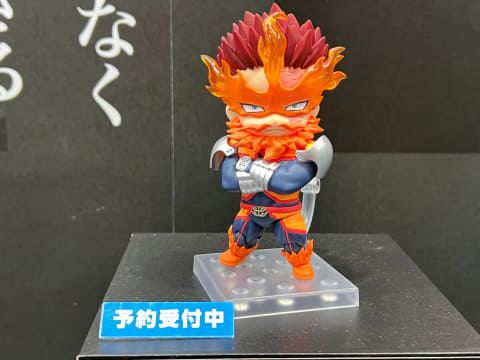 タカラトミーブースにて「僕のヒーローアカデミア」より様々なヒーロー