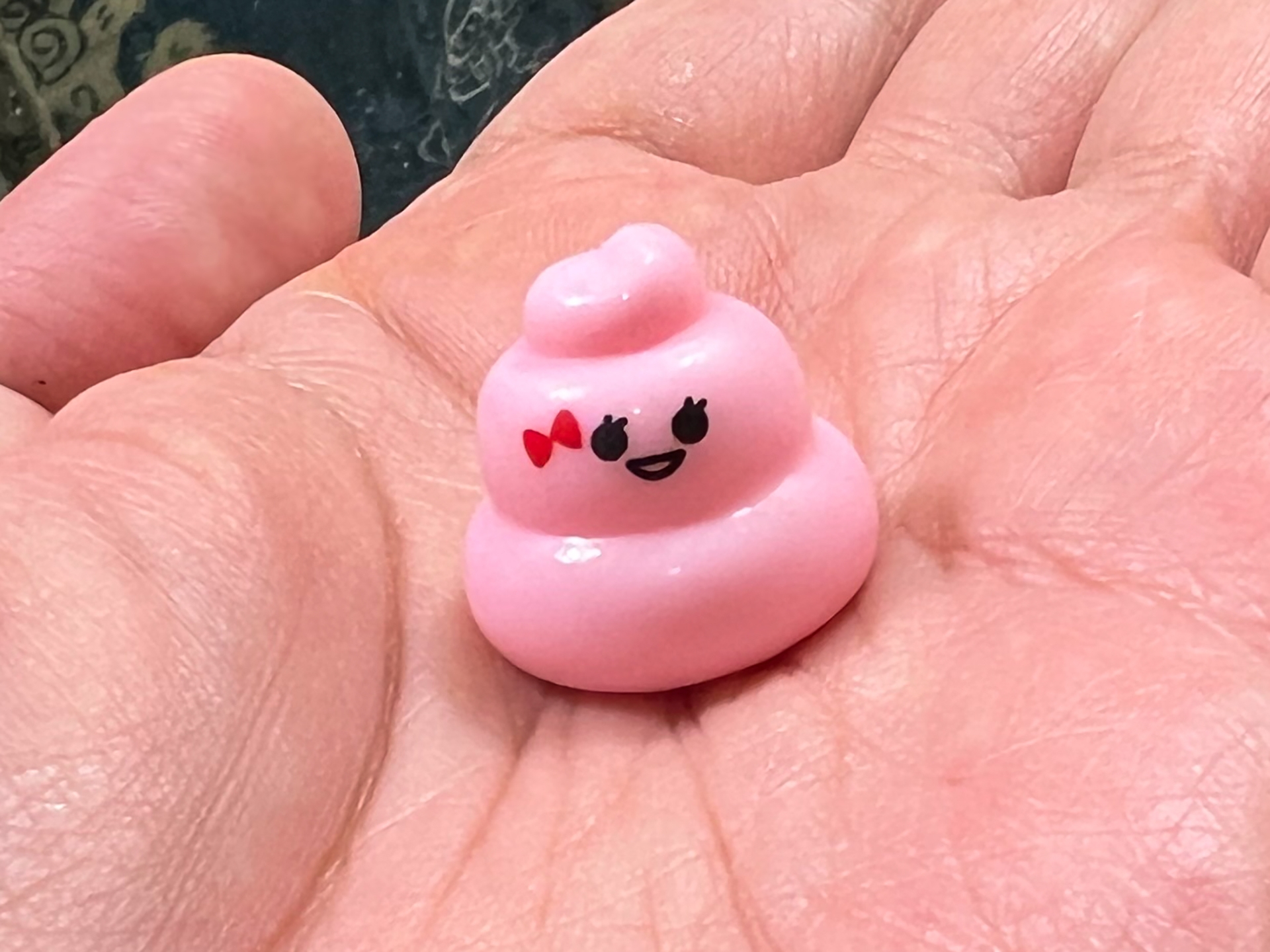 出てきた実際のうんち。思ったよりもかわいらしかった