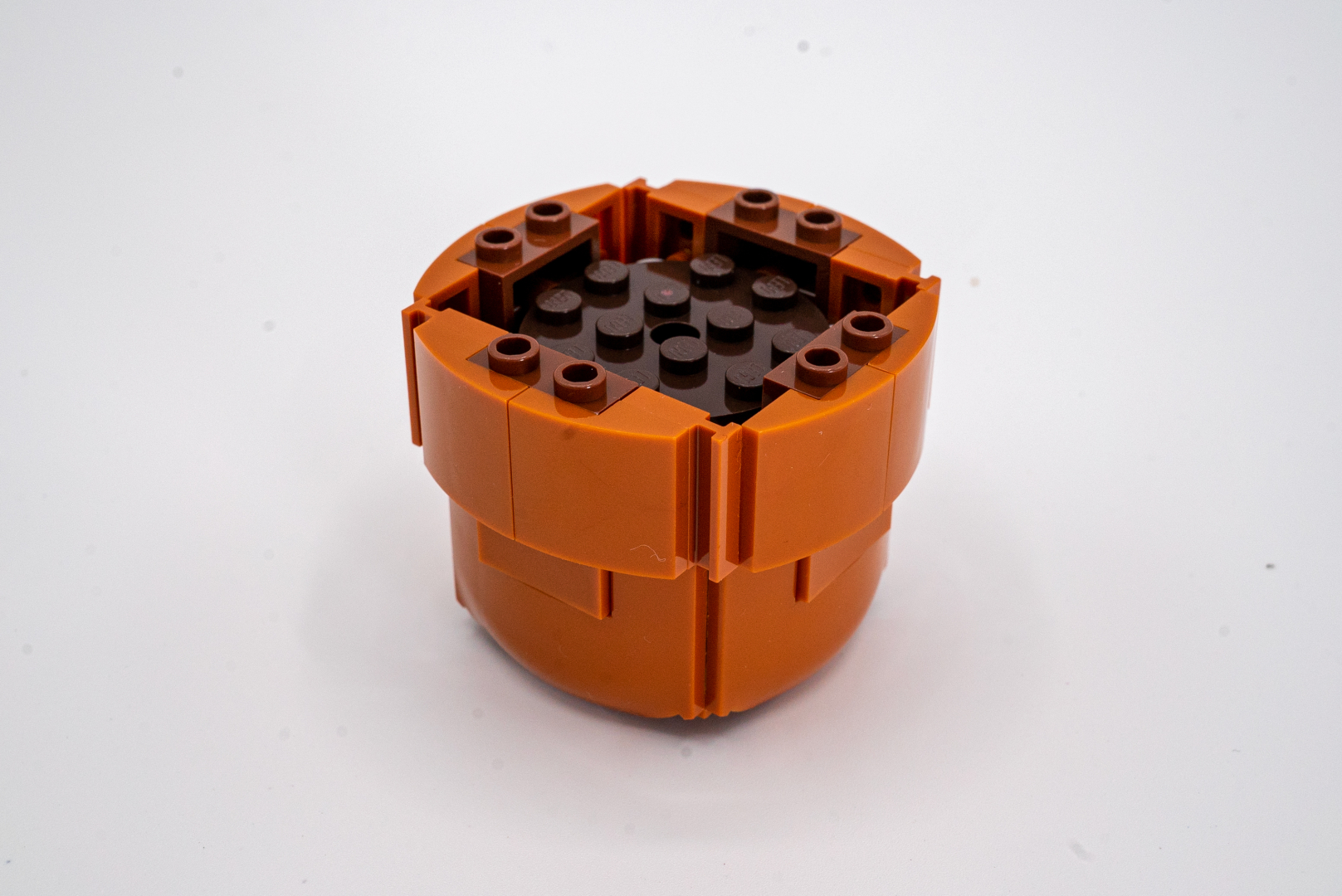 外装パーツを組み込んだ状態。うーん植木鉢っぽい