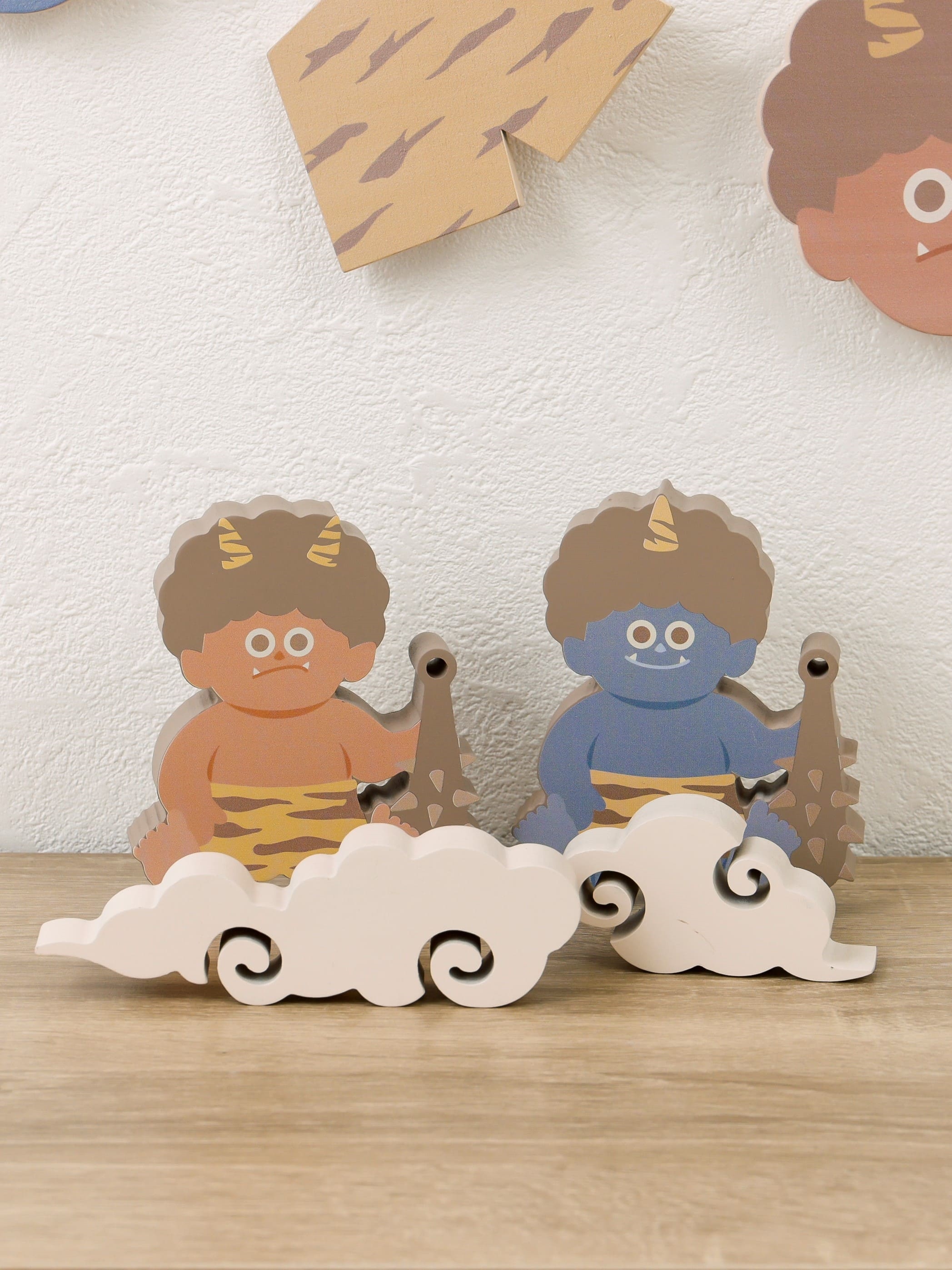 赤鬼と青鬼のオブジェ 550円