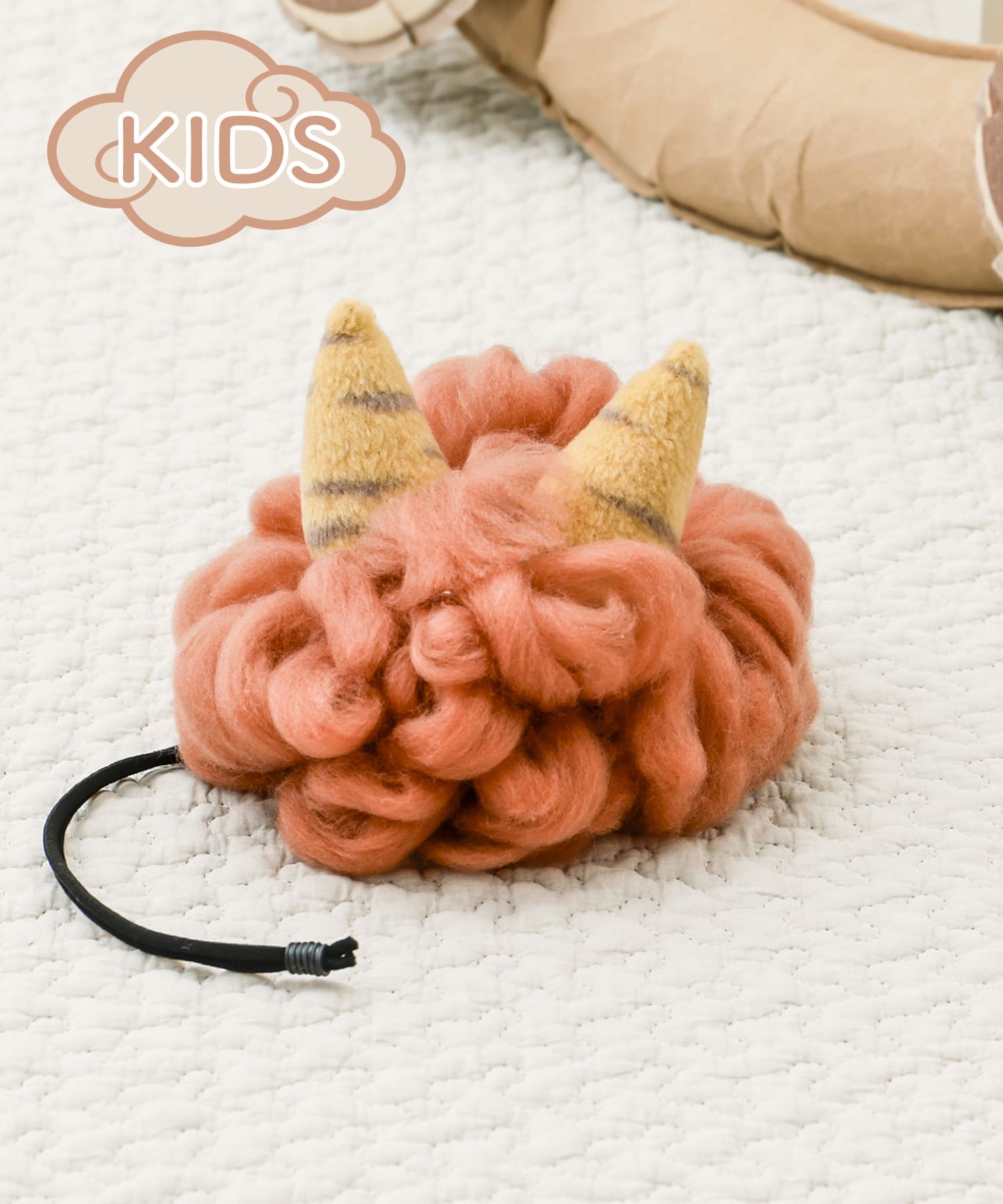 KIDS用赤鬼のウィッグ 330円