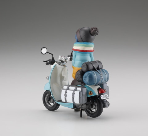 海洋堂、アニメ「ゆるキャン△」より志摩リンとバイクセットの