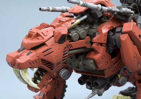 コトブキヤ HMM ゾイド セイバータイガー 全塗装完成品 HMM ゾイド 1/72 セイバータイガーゴールド プラモデル(イリサワ