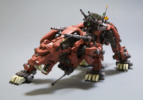 コトブキヤ、HMMゾイド「EZ-016 セイバータイガー マーキング