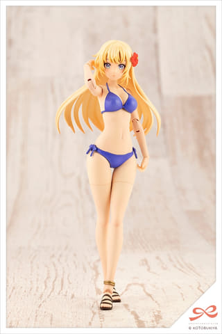 プラモデルシリーズ「創彩少女庭園」より水着姿の「佐伯 リツカ」が