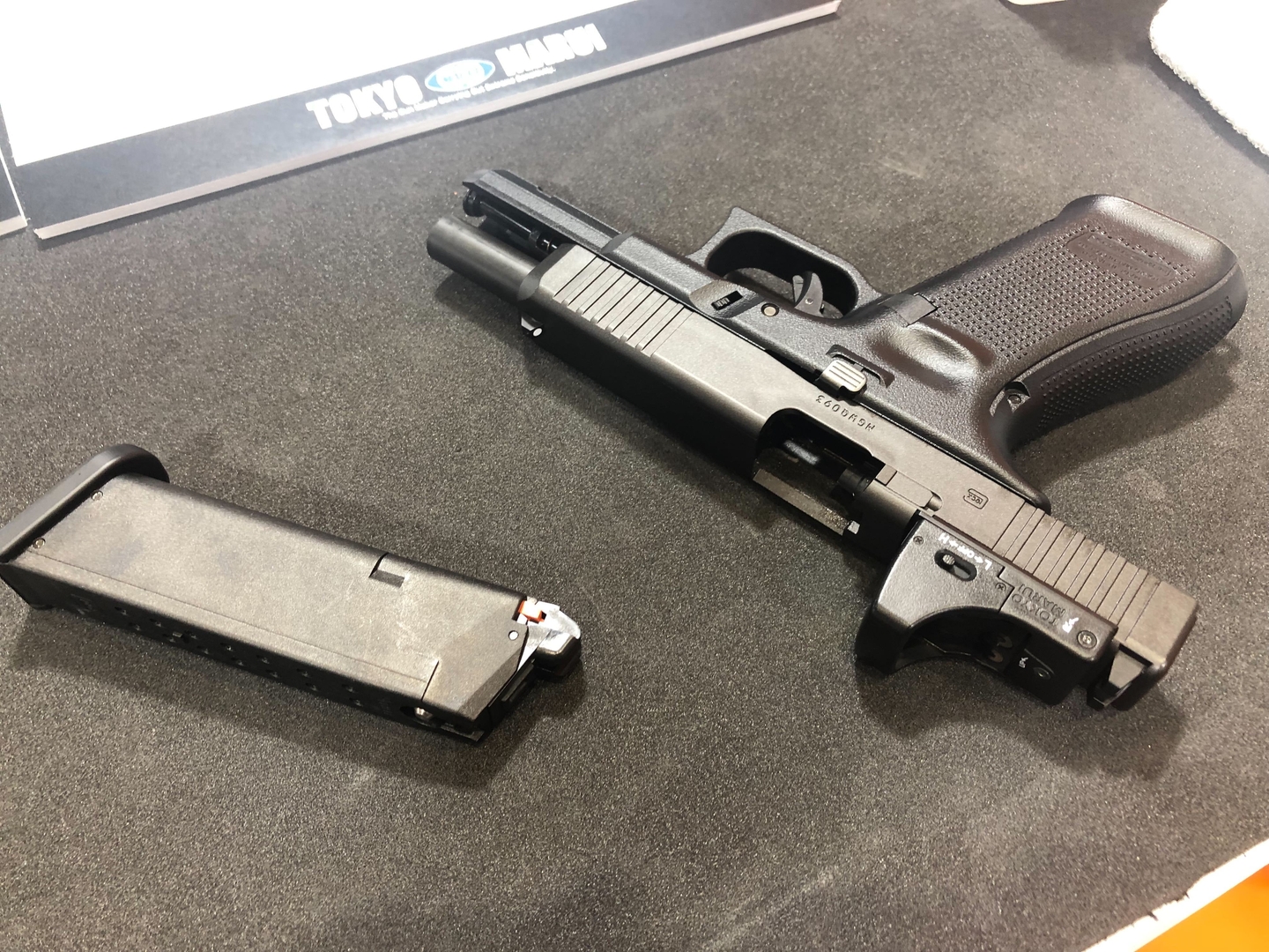 「第61回 全日本模型ホビーショー」の試射ブースで使用されたもの