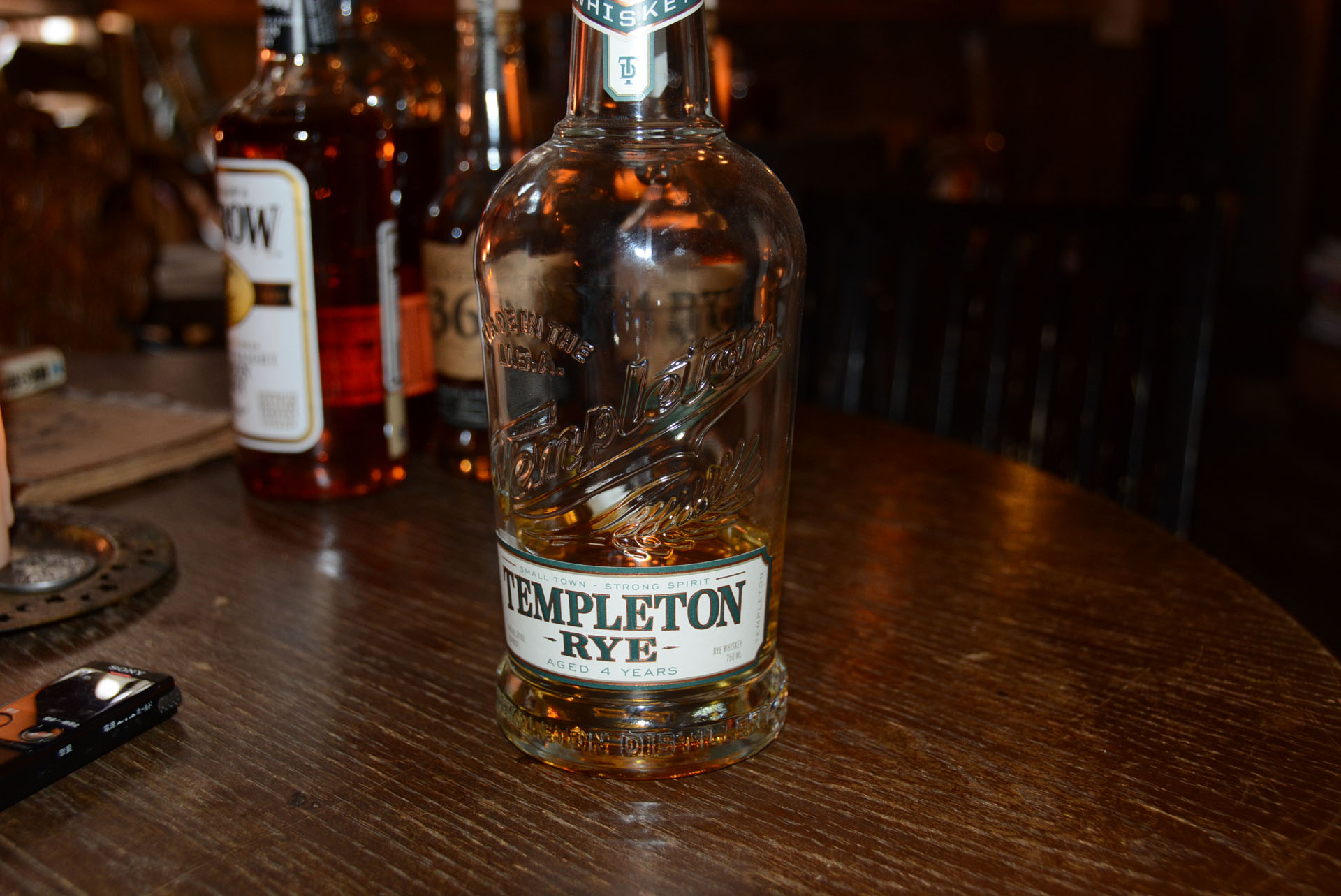禁酒法時代のバーボンでアル・カポネが愛飲していた「TEMPLETON -RYE-」