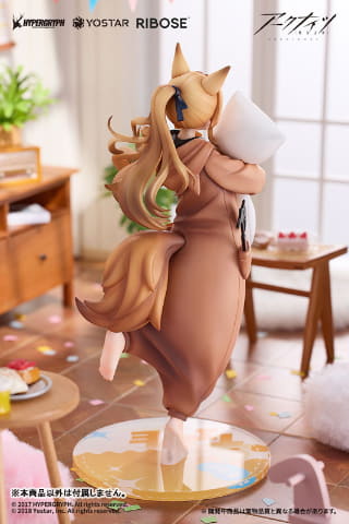 アークナイツ」より可愛らしい着ぐるみパジャマ姿のケオベがフィギュア