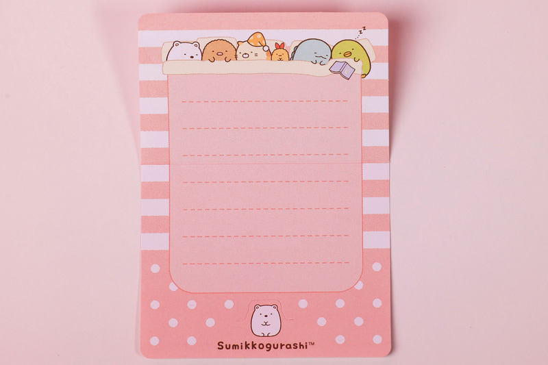 「しろくま」の便箋を開いたところ