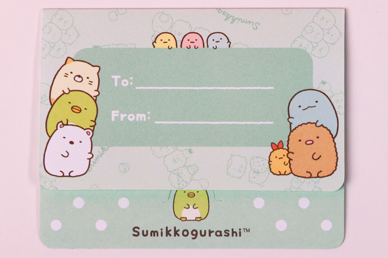 便箋の裏面は、宛名などの情報が書き込める