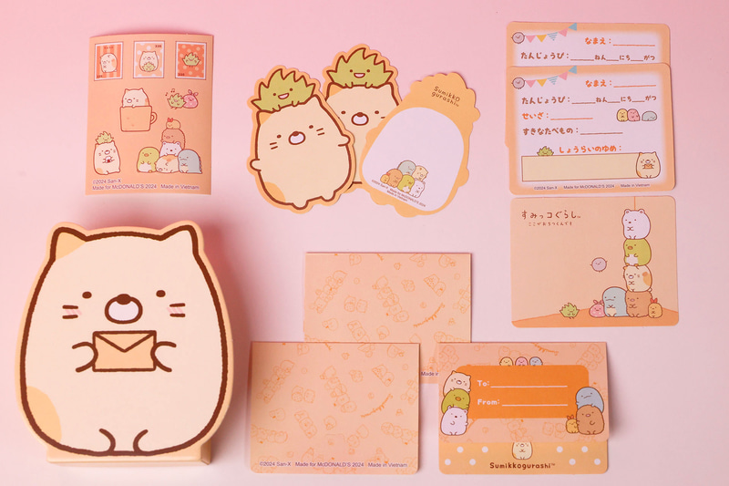 こちらが「ねこ」のキャラクターケースの中に入っているもの