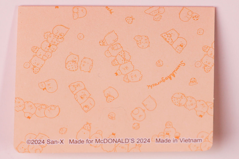 便箋にも「すみっコぐらし」のキャラクターがいっぱい登場！