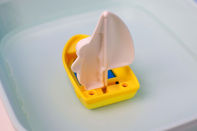 水の上に浮かべて遊んでみよう！