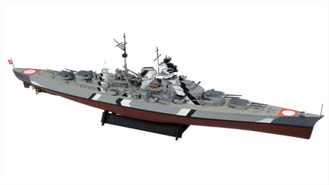 ピットロード、プラモデル「W261 1/700 ドイツ海軍 戦艦 ビスマルク