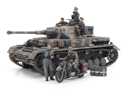 タミヤ、プラモデル「1/35 ドイツIV号戦車G型初期生産車・伝令