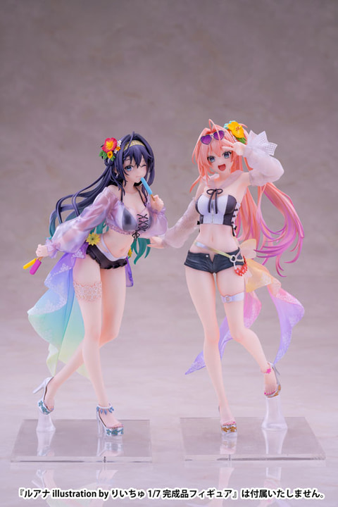 りいちゅ氏が描く双子姉妹「リアナ」と「ルアナ」が1/7スケール
