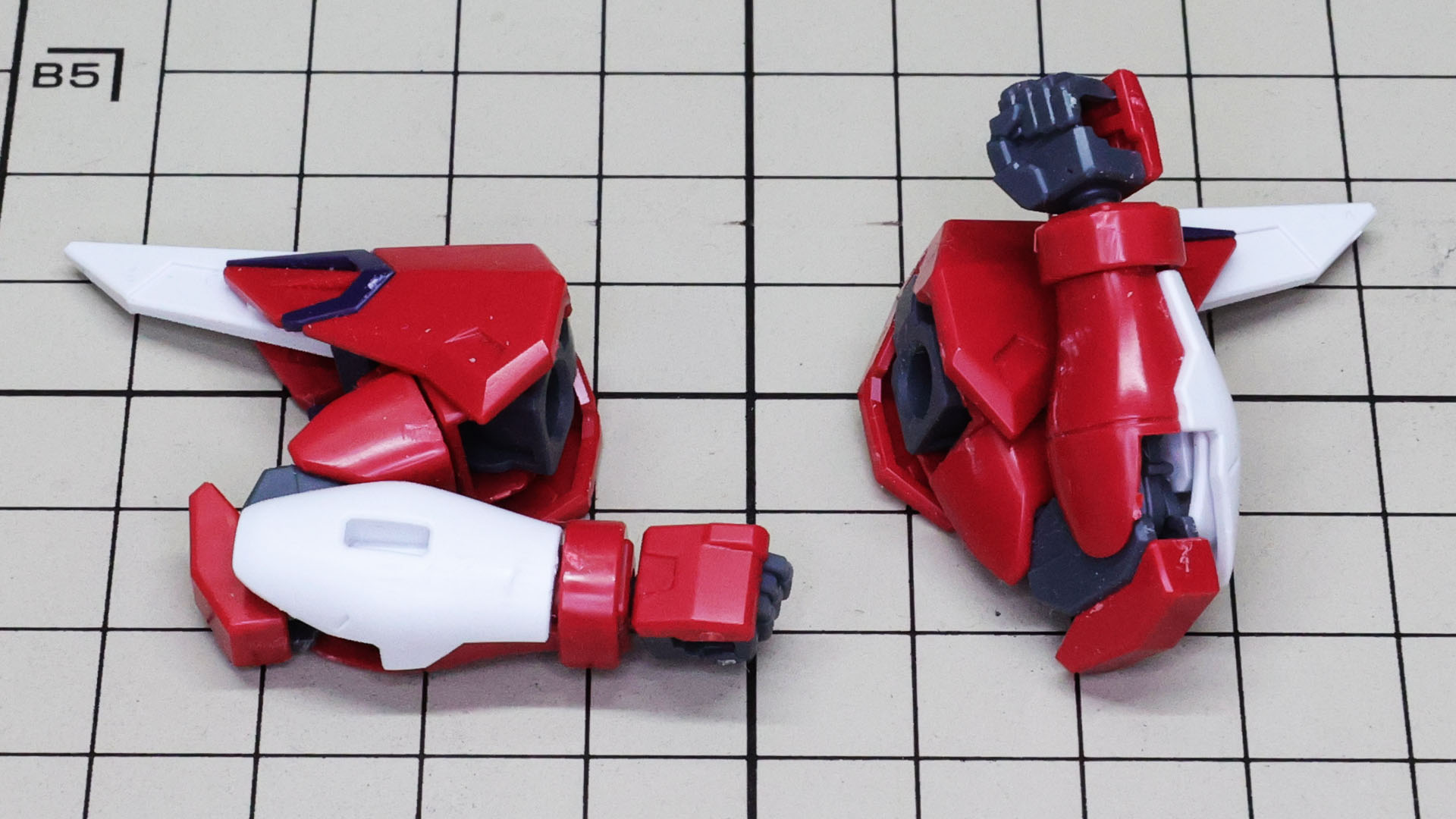 装甲パーツを付けてもこの通りのすばらしい可動性能！