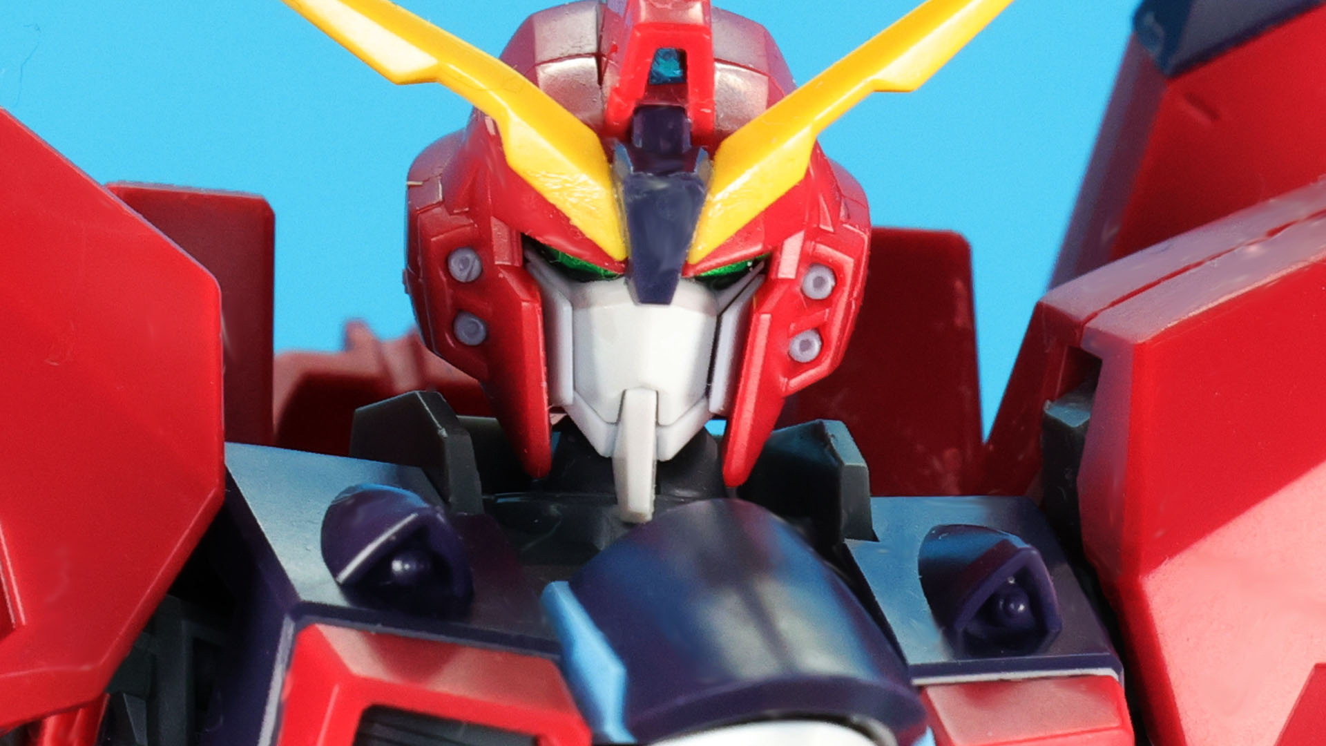 イモータルジャスティスガンダムのかっこいい顔は左右のバルカン砲も別パーツ！