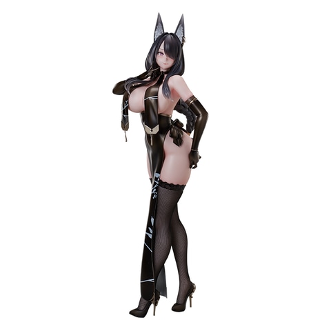 狐塚咲夜 1/4スケール 磁石&プラスチック製 塗装済み完成品フィギュア フリーイング、ハヤブサ氏が描くオリジナルキャラクター「狐塚咲夜」を