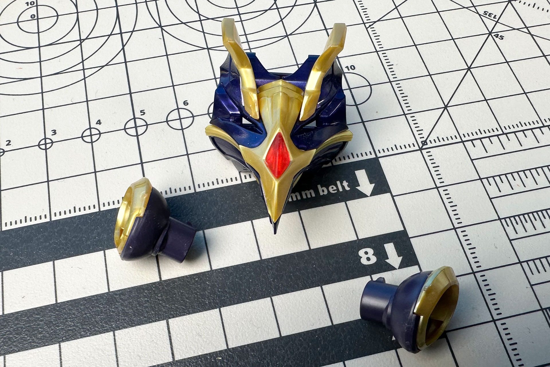 ユニークな形状のパーツが多いが、組み合わせていくとそれらしさが出てくるから不思議だ