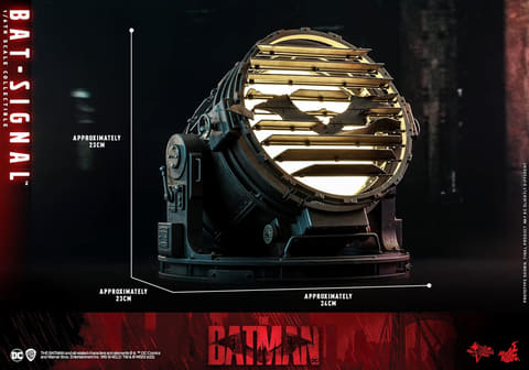 限定【ホットトイズ 】『ＴＨＥＢＡＴＭＡＮ ザ・バットマン』バットシグナル投光器 THE BATMAN-ザ・バットマン-」に登場する「バットシグナル投光器