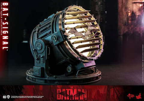 限定【ホットトイズ 】『ＴＨＥＢＡＴＭＡＮ ザ・バットマン』バットシグナル投光器 THE BATMAN-ザ・バットマン-」に登場する「バットシグナル投光器