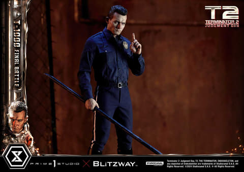 映画「ターミネーター2」より最強の敵“T-1000”の1/3ポリストーン製