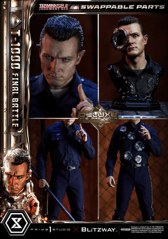 映画「ターミネーター2」より最強の敵“T-1000”の1/3ポリストーン製