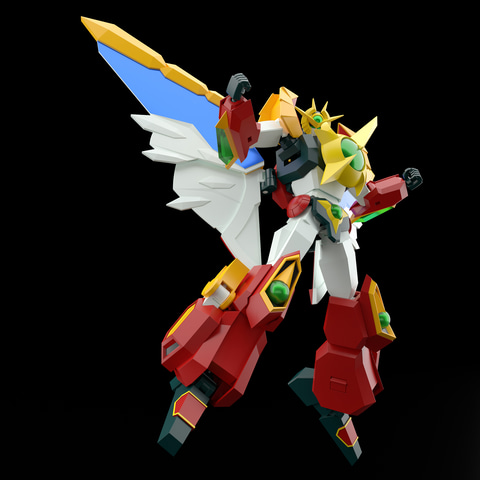 完全勝利ダイテイオー」より「MODEROID ダイテイオー」が7月に