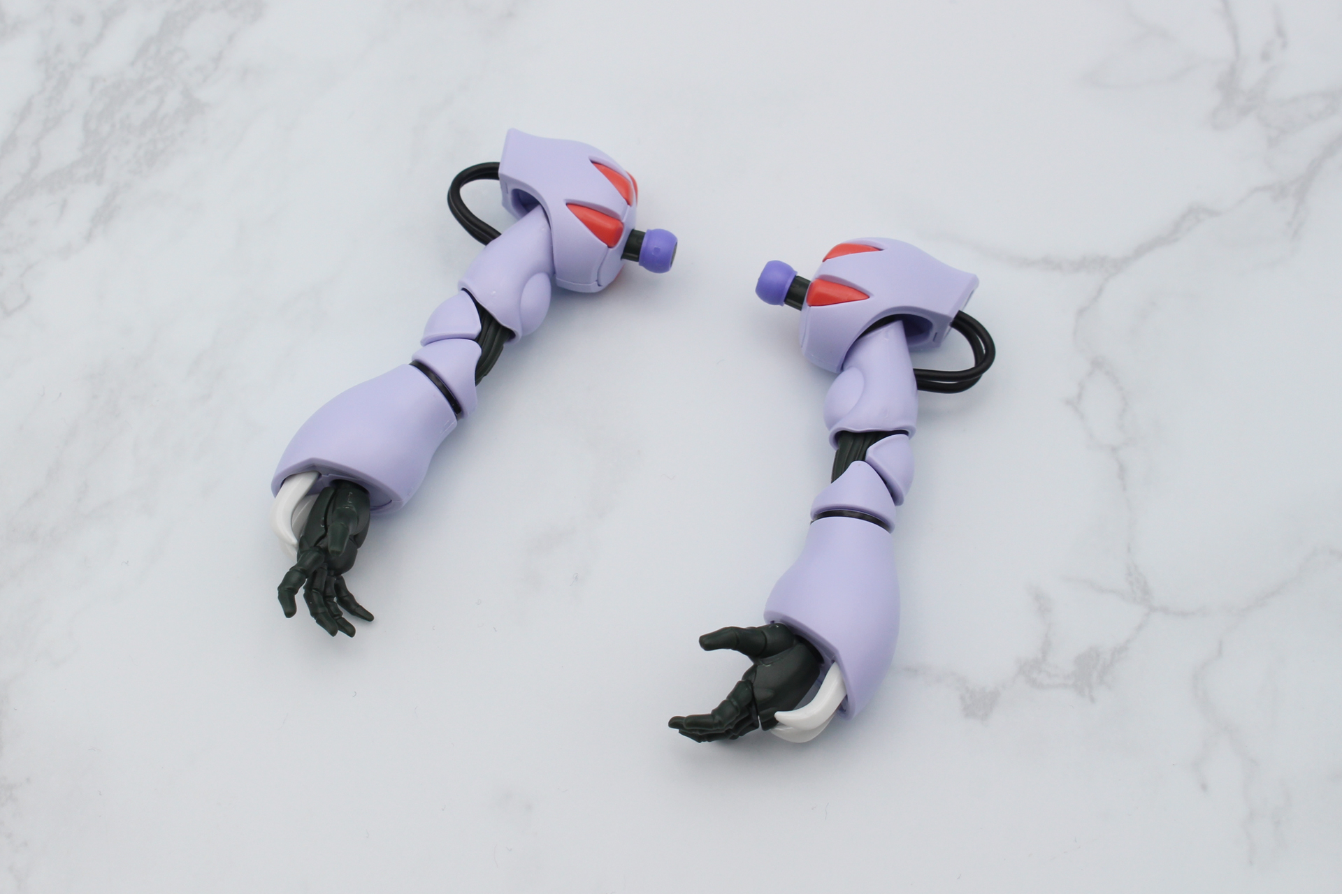 手首を組み立てて取り付ける